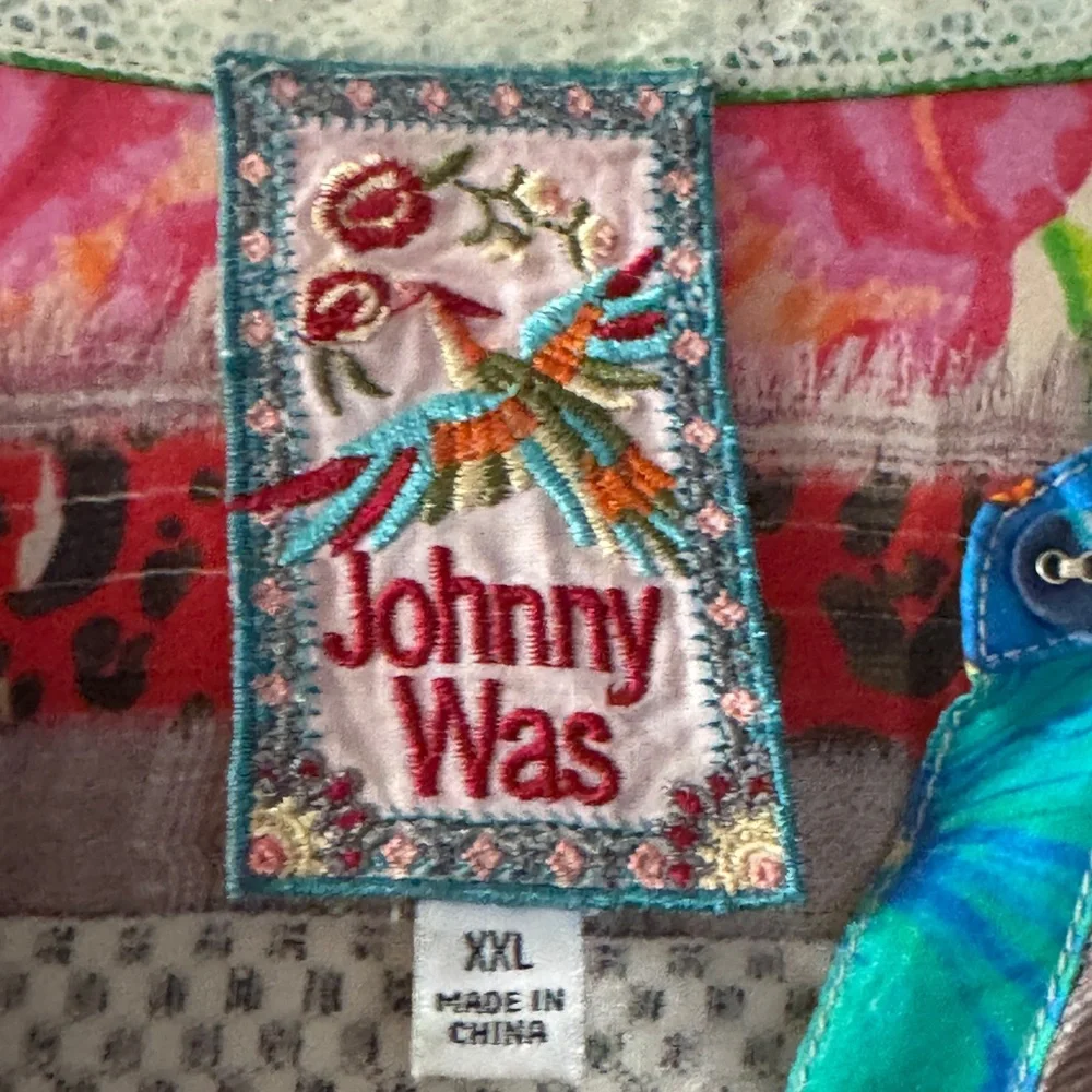 Johnny Was Multicolor Dress with Under-dress - Picture 2 of 8